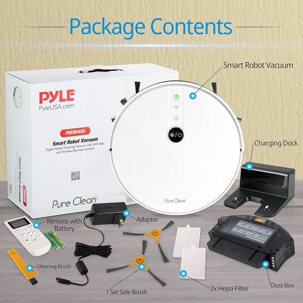 Aristell Smart Automatic Robotic Vacuum Cleaner With Wifi Mobile App